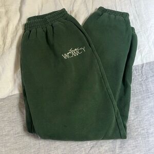 Forest Green Fleece Sweatpants